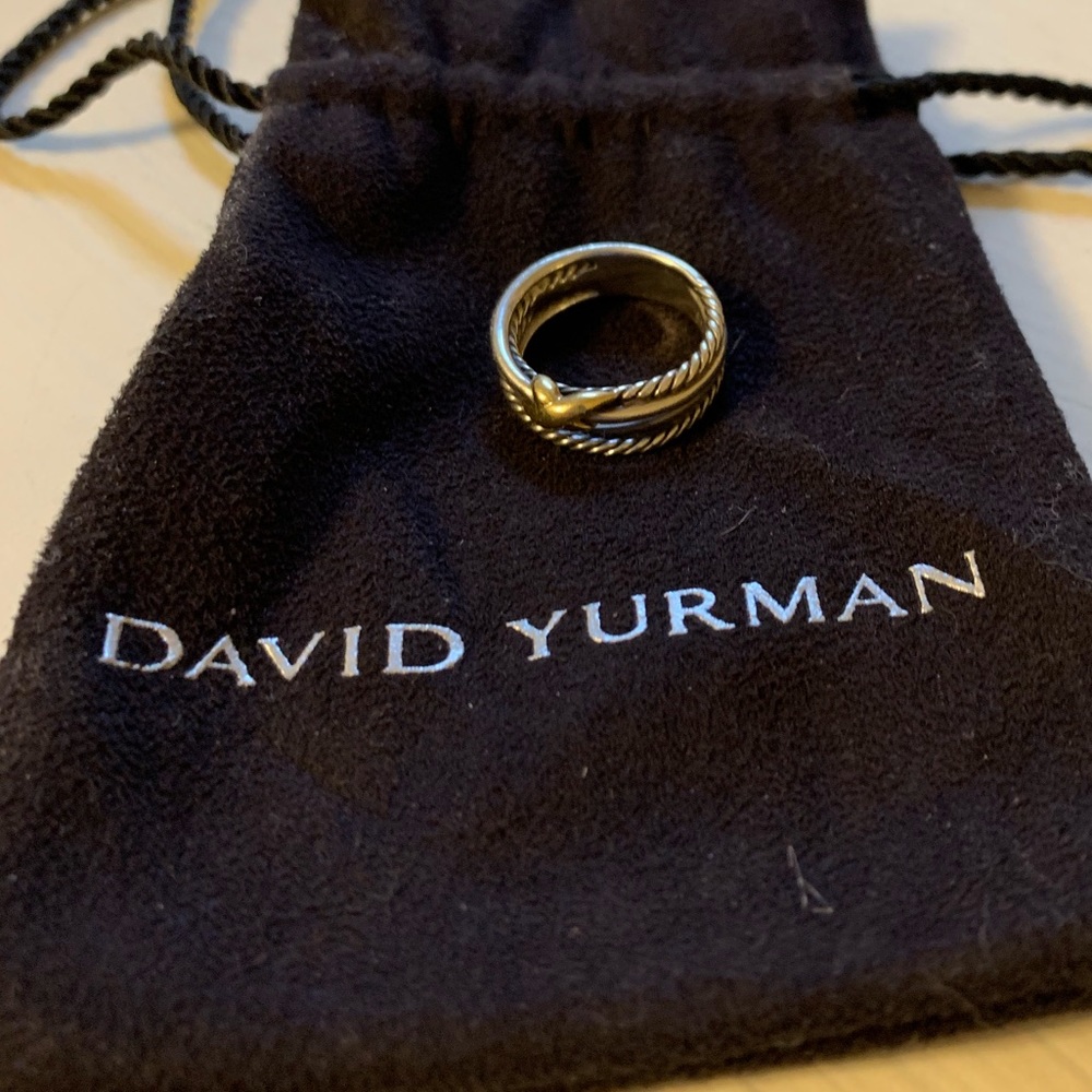 David Yurman crossover ring! Size 5